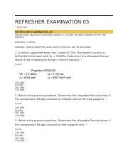 GEL Refresher Exam .
